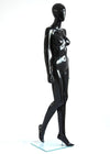 Rental Female Black Glossy Mannequin - Las Vegas Mannequins