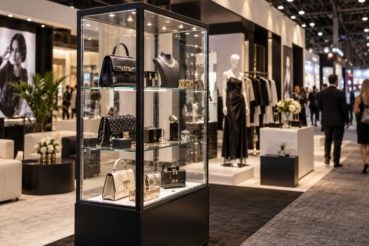 Why Rent Glass Display Cases for Your Next Las Vegas Trade Show?