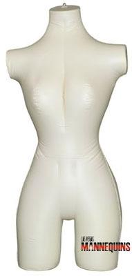 Female Inflatable 3/4 Torso - Las Vegas Mannequins