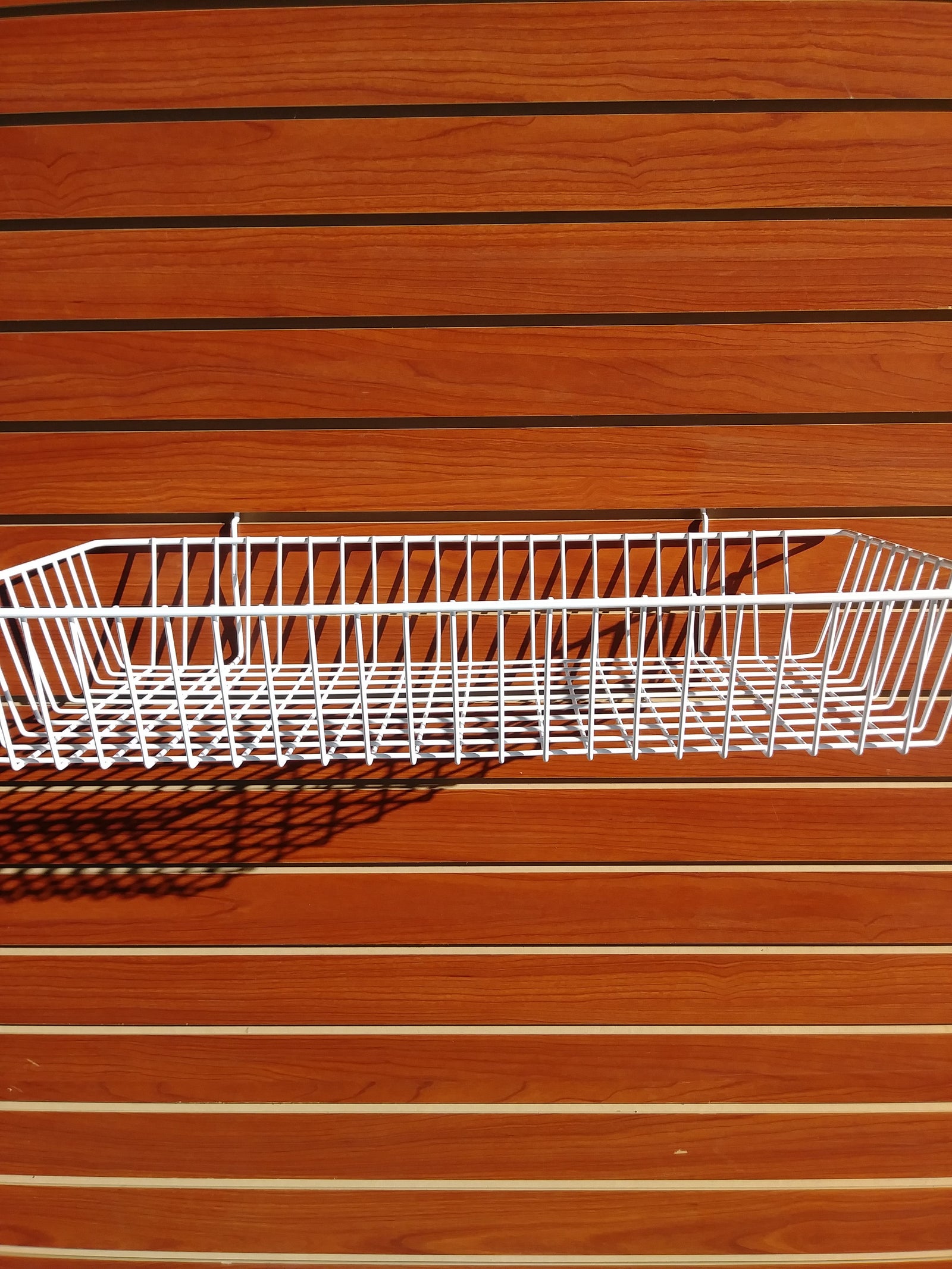 Long Shallow Basket - Slat Wall - Las Vegas Mannequins