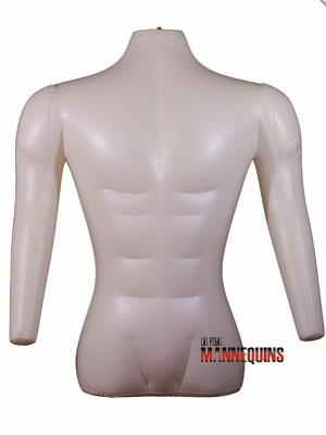 Male Inflatable Torso with Arms - Las Vegas Mannequins