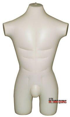 Male Inflatable 3/4 Torso - Las Vegas Mannequins