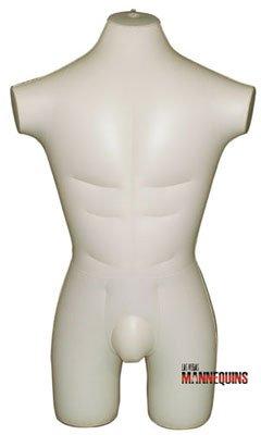 Male Inflatable 3/4 Torso - Las Vegas Mannequins