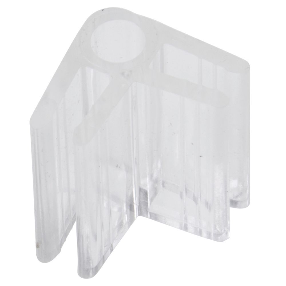 2 - Way Glass Shelf Connector Lexan - Las Vegas Mannequins