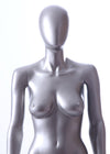 Rental Female Gunmetal Mannequin w/ Head - Las Vegas Mannequins
