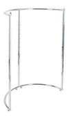 Chrome Half Round Clothing Rack - Las Vegas Mannequins