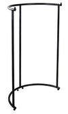 Black Half Round Clothing Rack - Las Vegas Mannequins