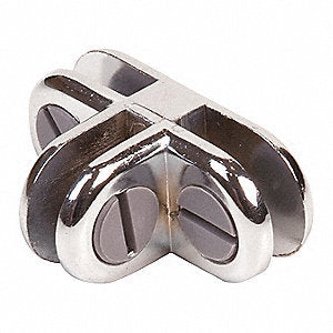 3 - Way Glass Shelf Connector - Las Vegas Mannequins