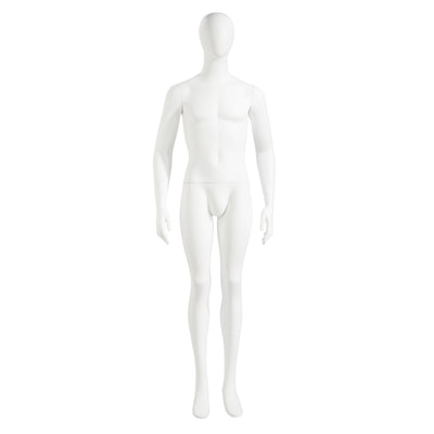 Male Mannequin - Oval Head, Arms at Sides - Las Vegas Mannequins