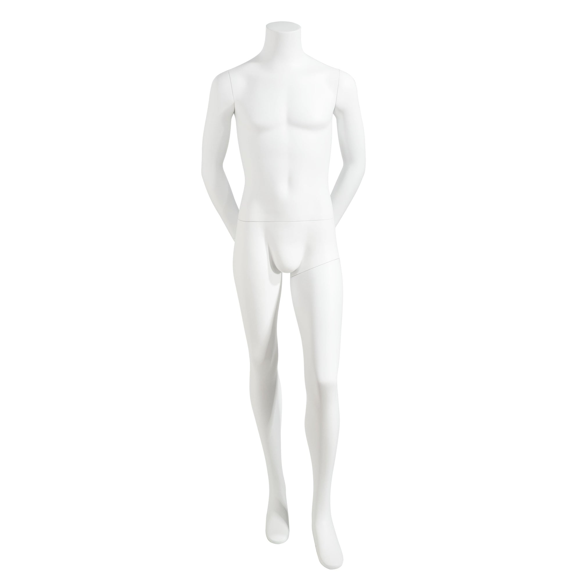 Male Mannequin - Headless, Arms Behind Back - Las Vegas Mannequins