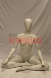 Female Faceless Yoga Mannequin - Lotus pose - Las Vegas Mannequins