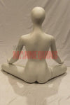 Female Faceless Yoga Mannequin - Lotus pose - Las Vegas Mannequins