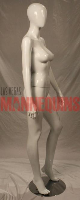 Rental Female White Glossy Mannequin - Las Vegas Mannequins