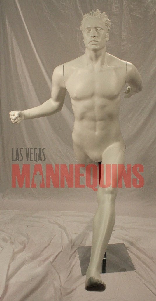 Male Running Mannequin - Las Vegas Mannequins