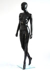 Rental Female Glossy Black w/ Head - Las Vegas Mannequins