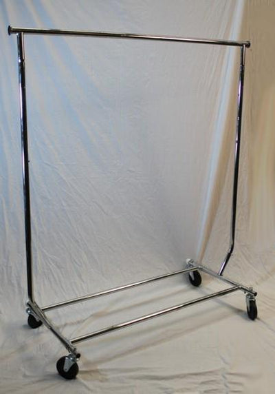 Heavy Duty Salesman's Rack - Collapsible Garment Rack - Round Tubing - Las Vegas Mannequins