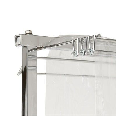 3 Roll Polyethylene Horizontal Dispensing Rack - Square Tubing - Las Vegas Mannequins