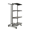 Frame w/ 4-24" Shelves and 1 T-Stand; 1" Square Tubing - Las Vegas Mannequins