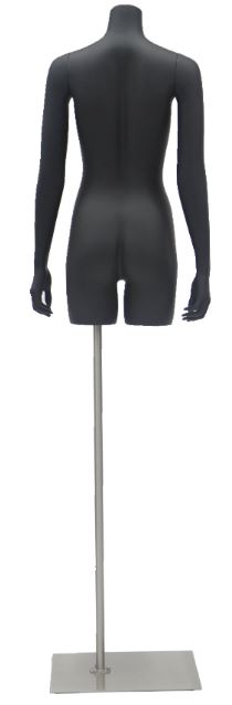 Mannequin Torso - Female - Matte Black