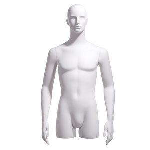 Male 3/4 form, abstract head, arms at side - Las Vegas Mannequins