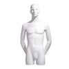 Male 3/4 form, abstract head, arms behind back - Las Vegas Mannequins
