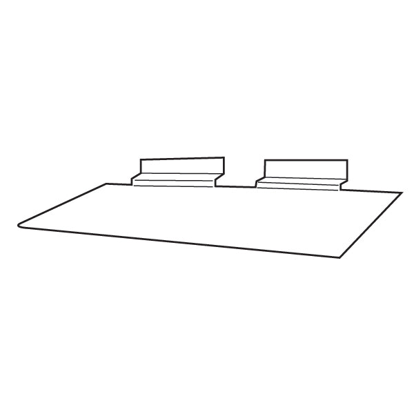 Slat Wall Acrylic Shoe Shelf - Las Vegas Mannequins