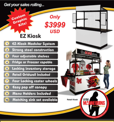 Retail Kiosks and Carts - Las Vegas Mannequins