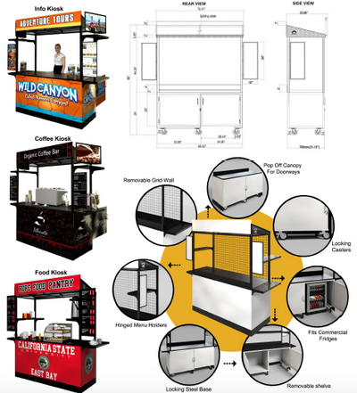 Retail Kiosks and Carts - Las Vegas Mannequins