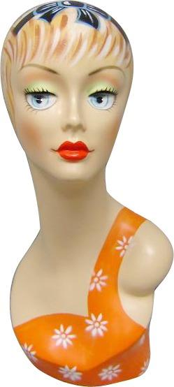 Female Head Mannequin - Las Vegas Mannequins