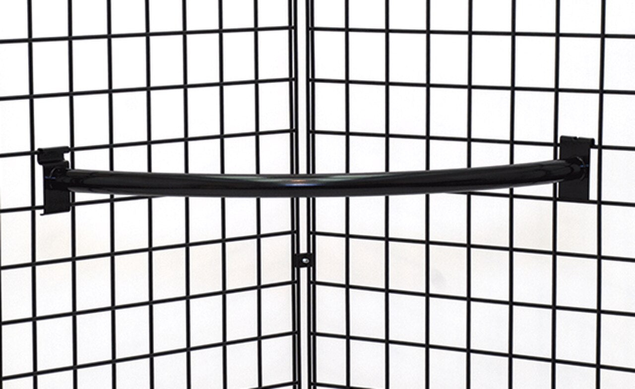 Quarter Circle Hangrail - Grid Wall - Las Vegas Mannequins