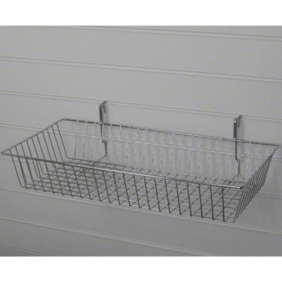Long Shallow Basket - Slat Wall - Las Vegas Mannequins