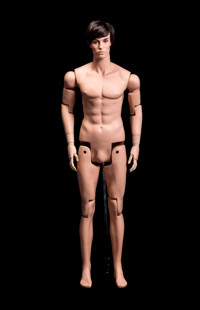 Posable Male Flesh Mannequin - Las Vegas Mannequins