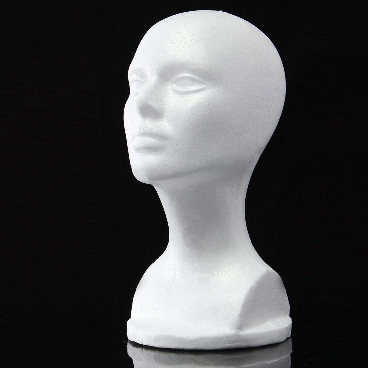 Female Styrofoam Head