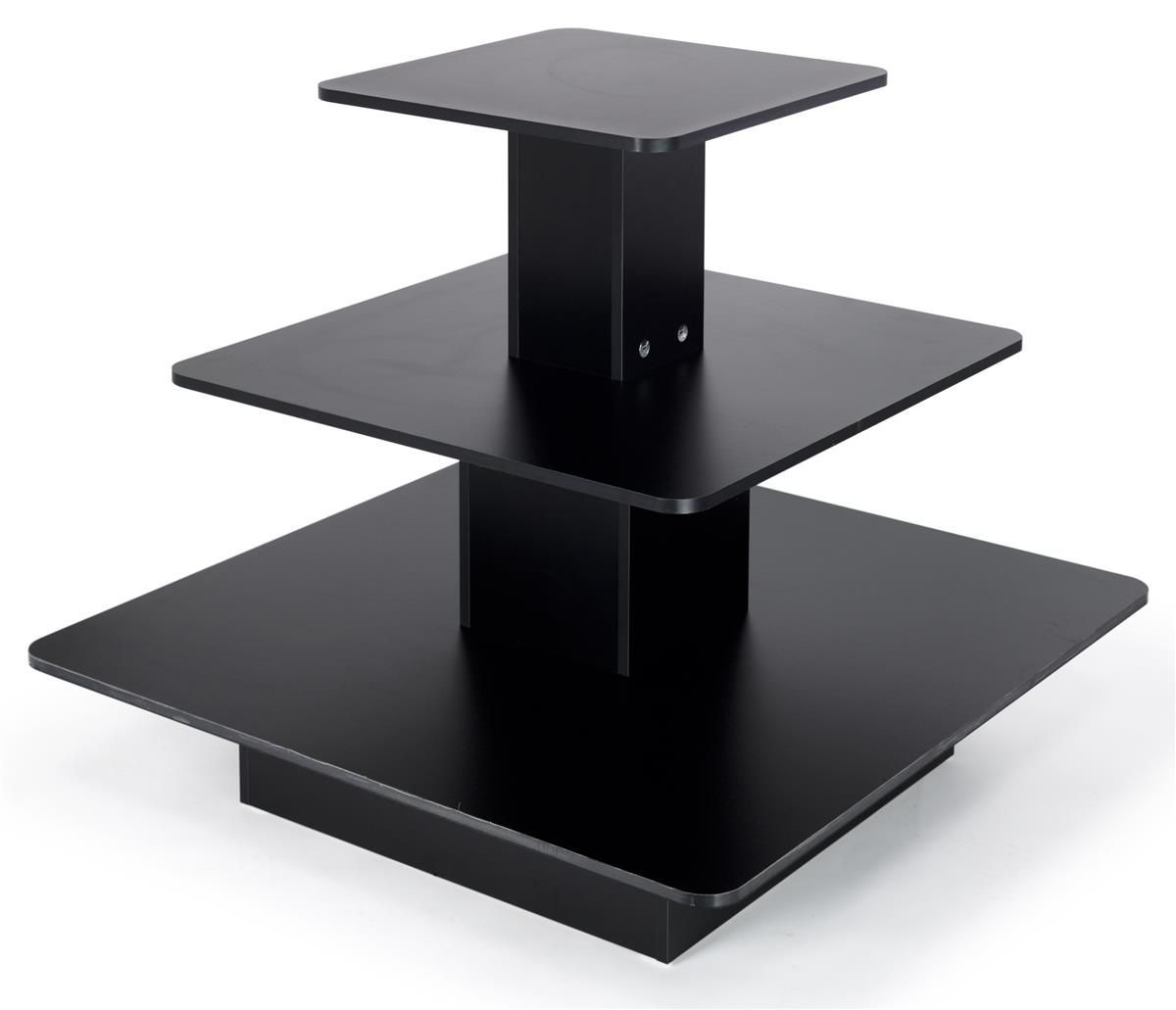 3-Tier Melamine Square Table - Las Vegas Mannequins